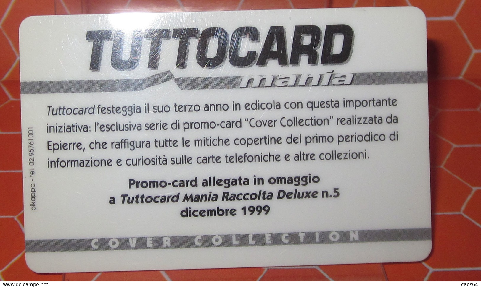 TUTTOCARD MANIA PPROMO-CARD - Verzamelingen