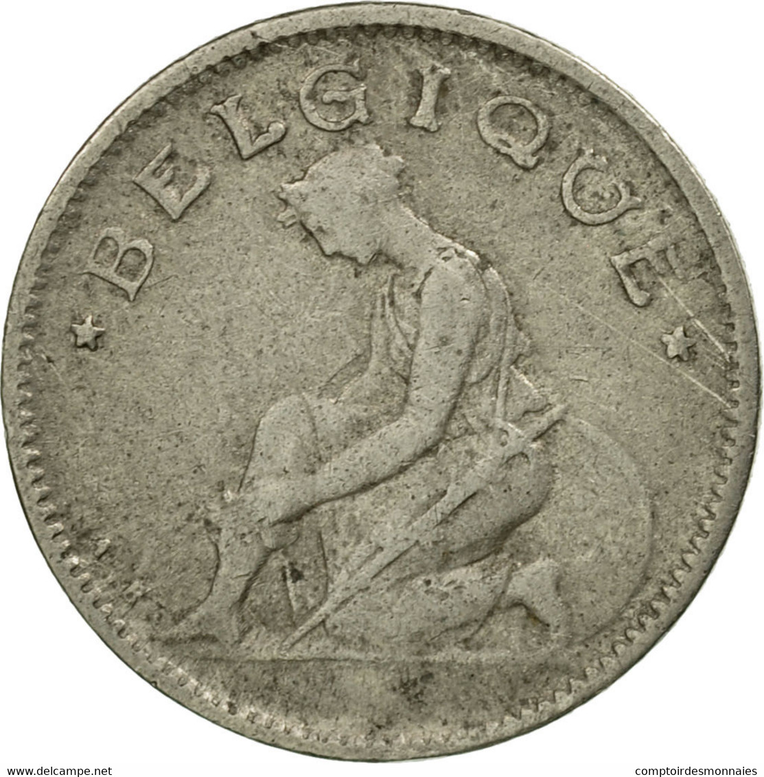 Monnaie, Belgique, 50 Centimes, 1923, TB+, Nickel, KM:87 - 50 Centimes