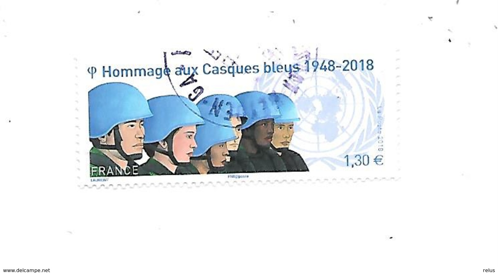 Hommage Aux Casques Bleus 5220 Oblitéré 2018 - Used Stamps