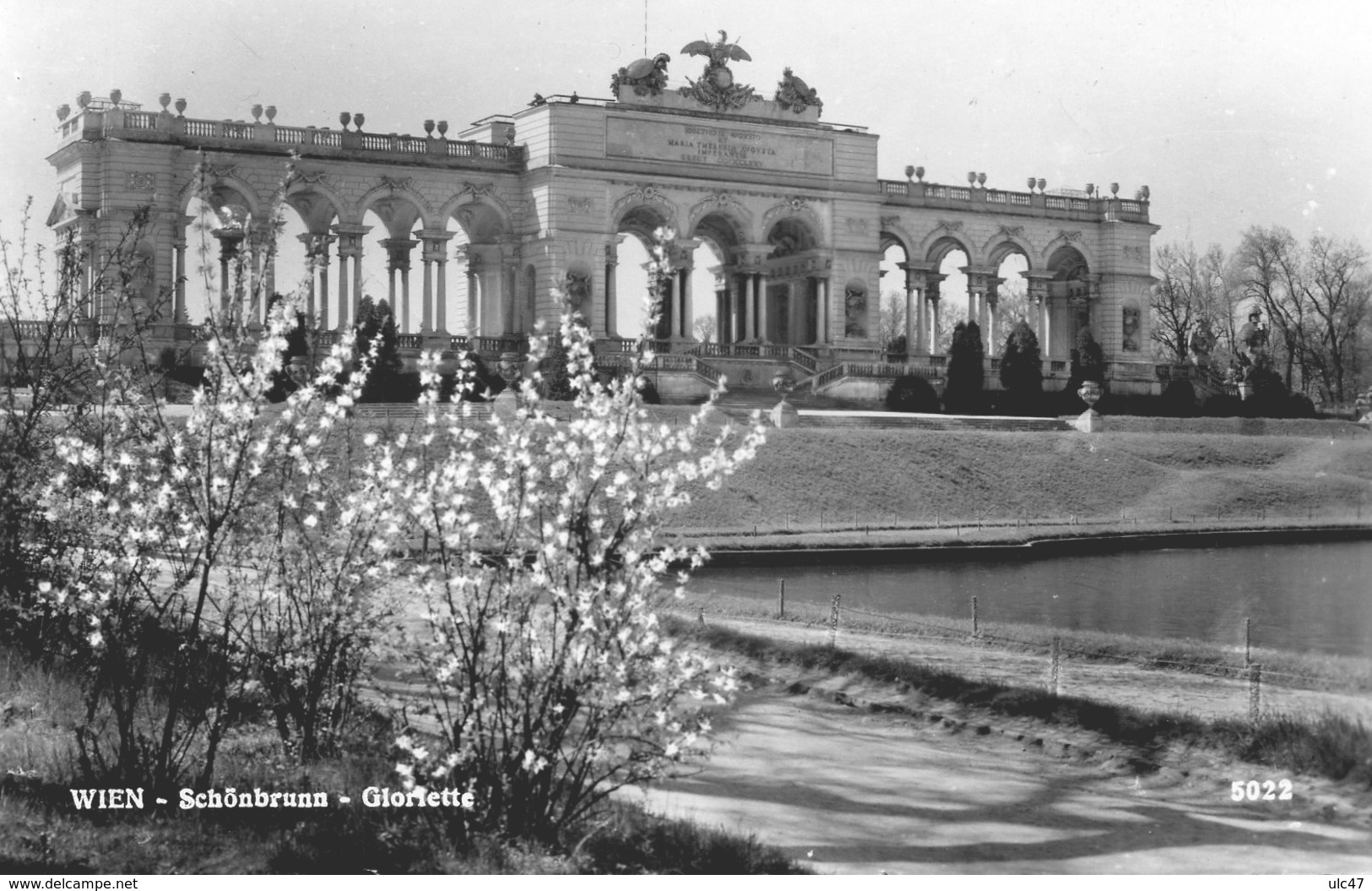 - WIEN. - Schönbrunn - Gloriette - Scan Verso - - Château De Schönbrunn