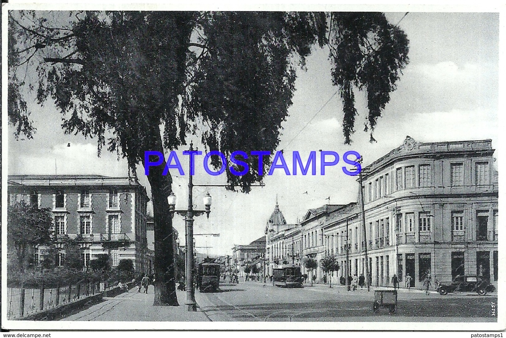 101489 COLOMBIA BOGOTA AVENIDA DE LA REPUBLICA CON CALLE 25 PARQUE INDEPENDENCIA TRAMWAY TRANVIA POSTAL POSTCARD - Colombia