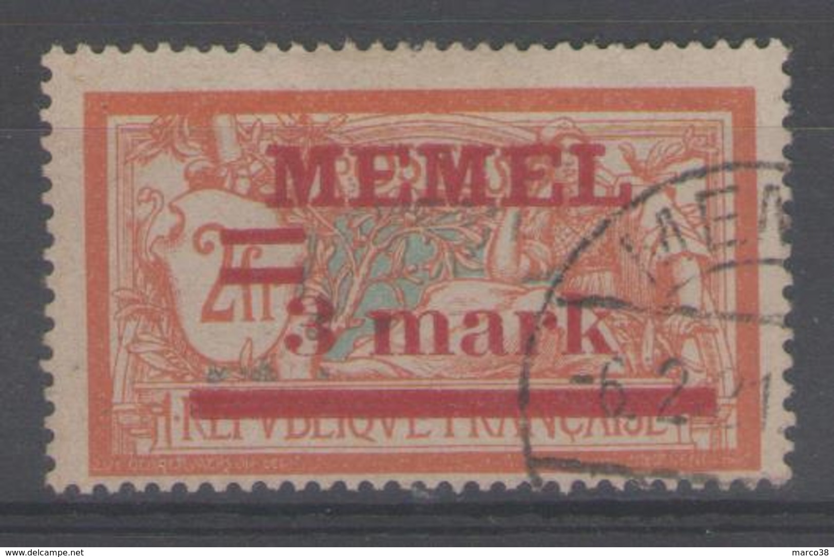 MEMEL:  N°29 Oblitéré       - Cote 48€ - - Used Stamps