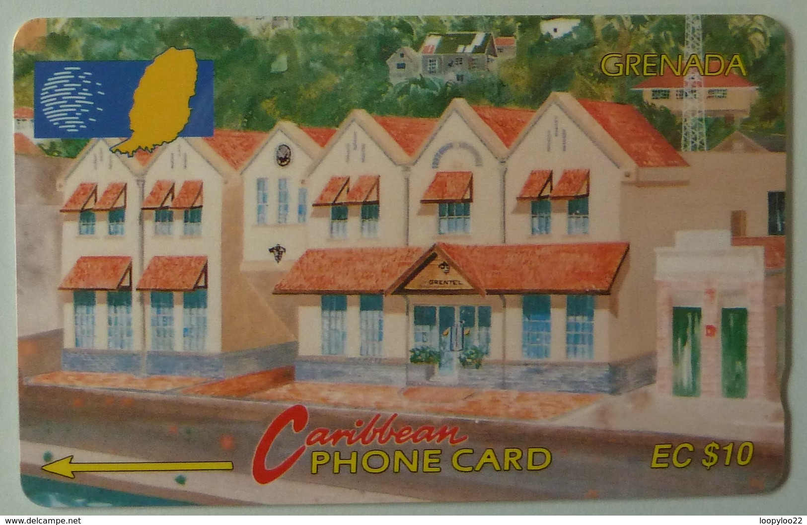 GRENADA - GRE-5A - GPT - 5CGRA - $10 - New Grentel Building - Used - Grenada