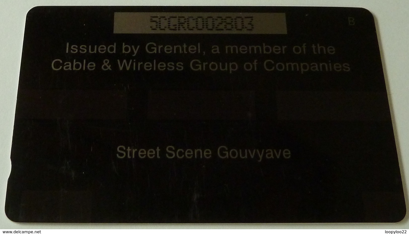 GRENADA - GRE-5C - GPT - 5CRGC- $40 - Street Scene Gouvyave - Used - Grenada (Granada)