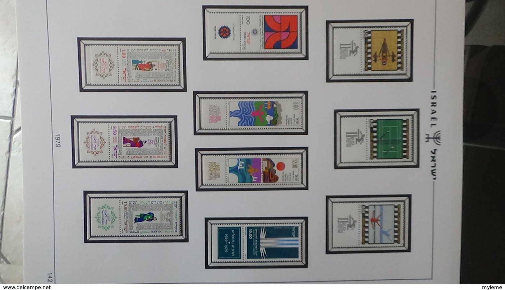 Collection d'Israël **  dans classeur SCHEPS avec étui de 1976-77 à 1986