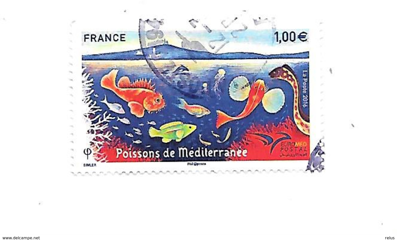 Euromed Postal 5077 Oblitéré - Oblitérés