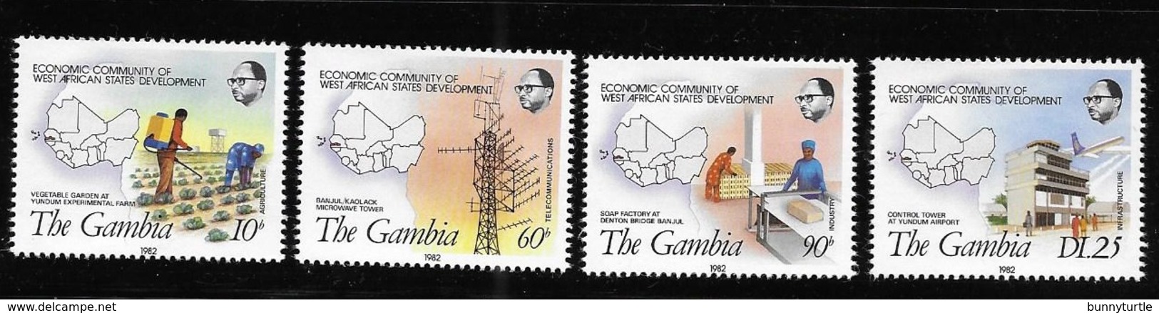 Gambia 1982 Economic Community Of West African States Development MNH - Gambia (1965-...)