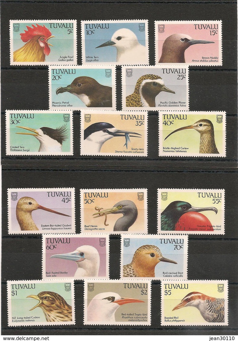 TUVALU Année 1988 Oiseaux/Birds N°Y/T : 468/83**  Côte : 25,50 € - Tuvalu