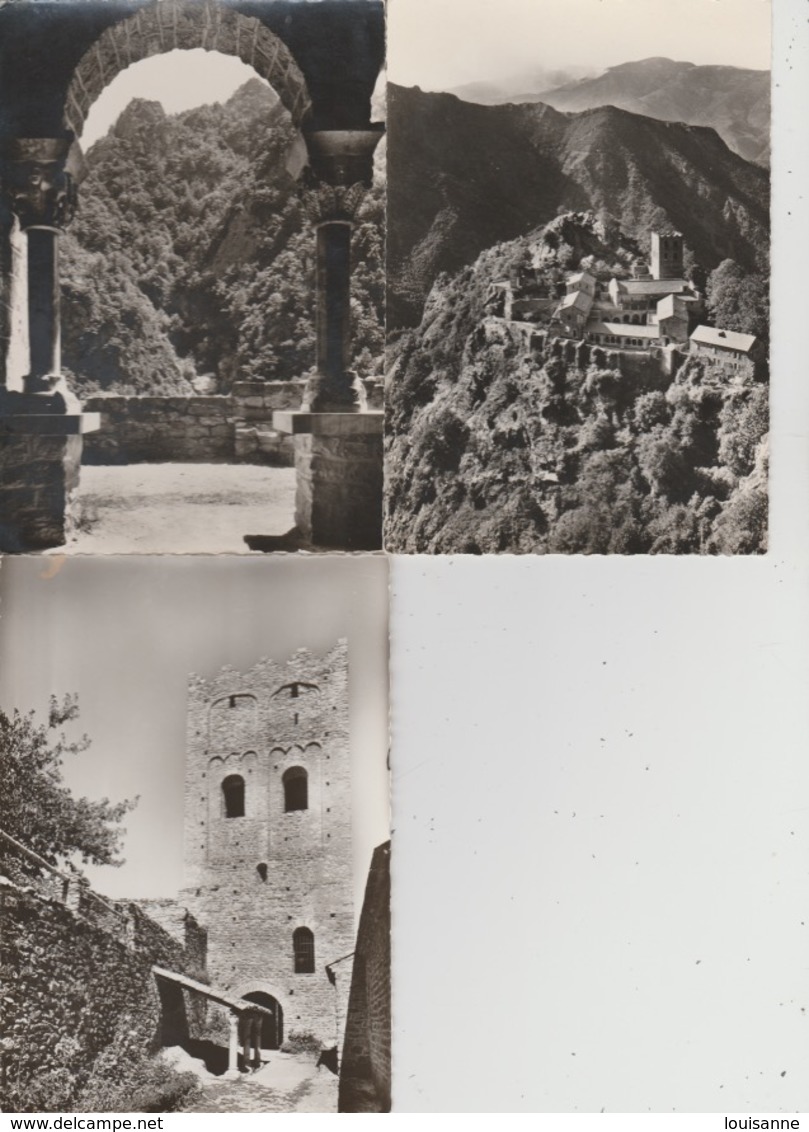 18/10/236  -    LOT  DE  7  CPM.  DE  L'ABBAYE  D ST.  MARTIN  DU  CANIGOU  ( 66 ) - 5 - 99 Cartes