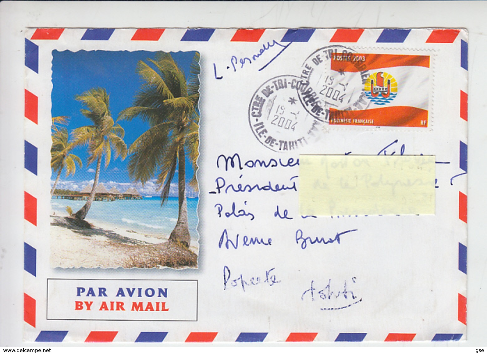 POLYNESIE FR. 2004 - Lettre Air Mail - Lettres & Documents