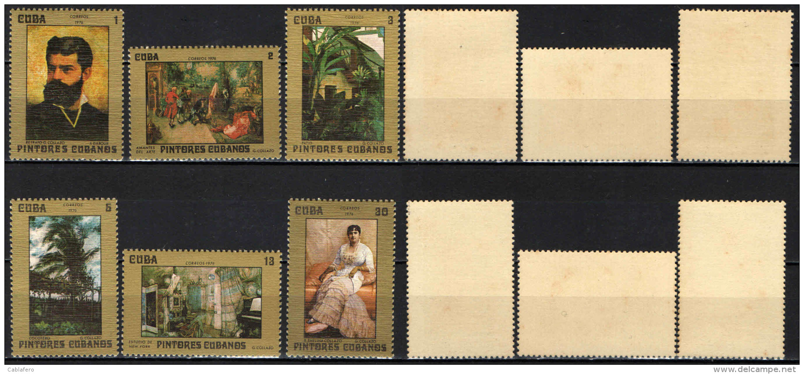 CUBA - 1976 - Paintings By Collazo - MNH - Nuovi