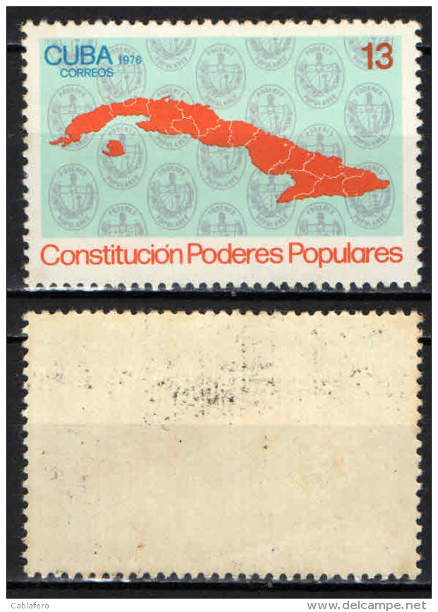 CUBA - 1976 - Constitution Of Popular Government - MH - Nuovi