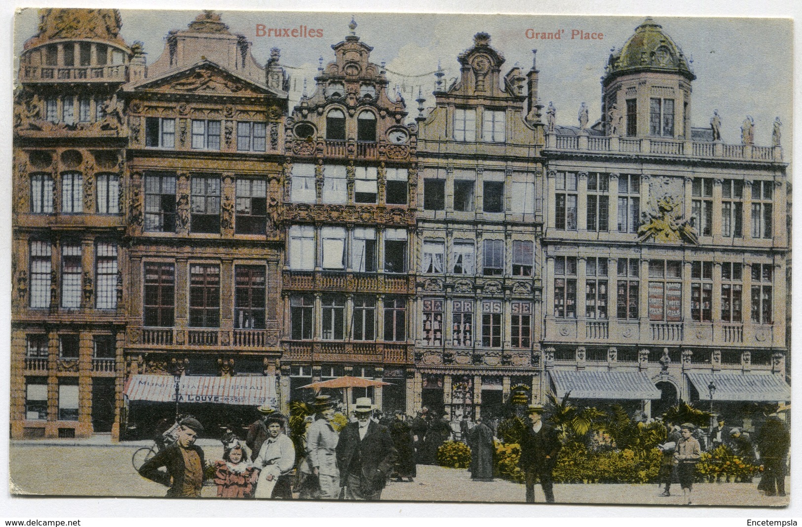 CPA - Carte Postale - Belgique - Bruxelles - Grand Place - 1910 (SV5933) - Marktpleinen, Pleinen