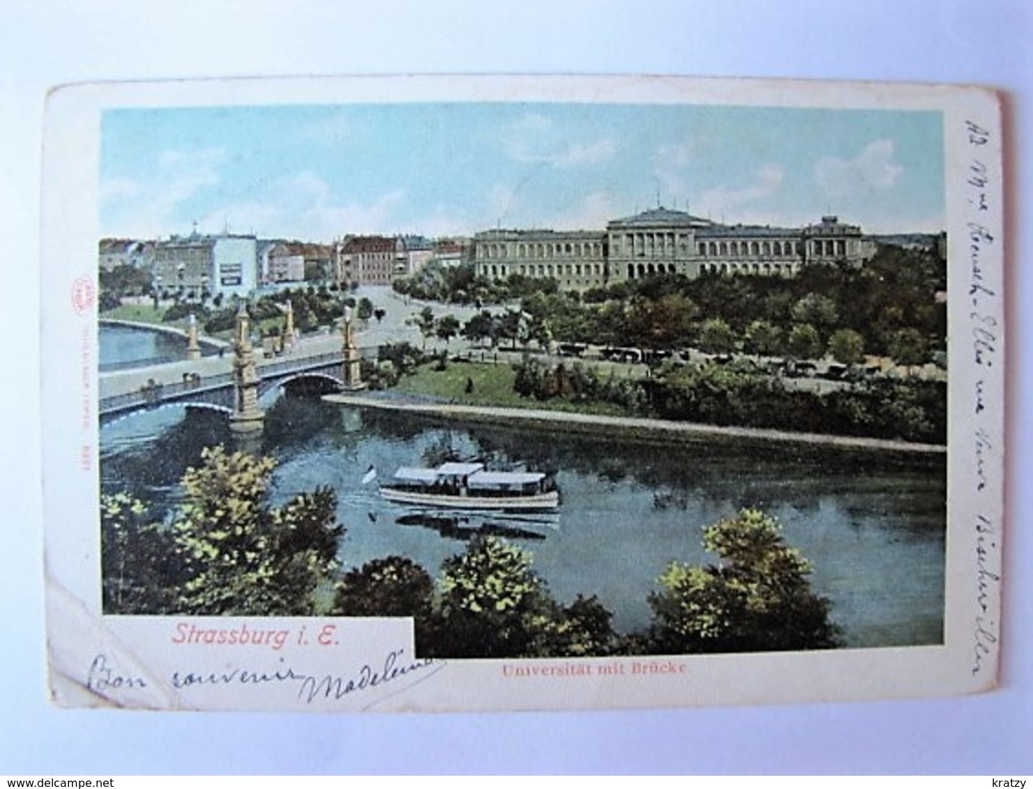 FRANCE - BAS RHIN - STRASBOURG - Université Et Pont - 1903 - Straatsburg