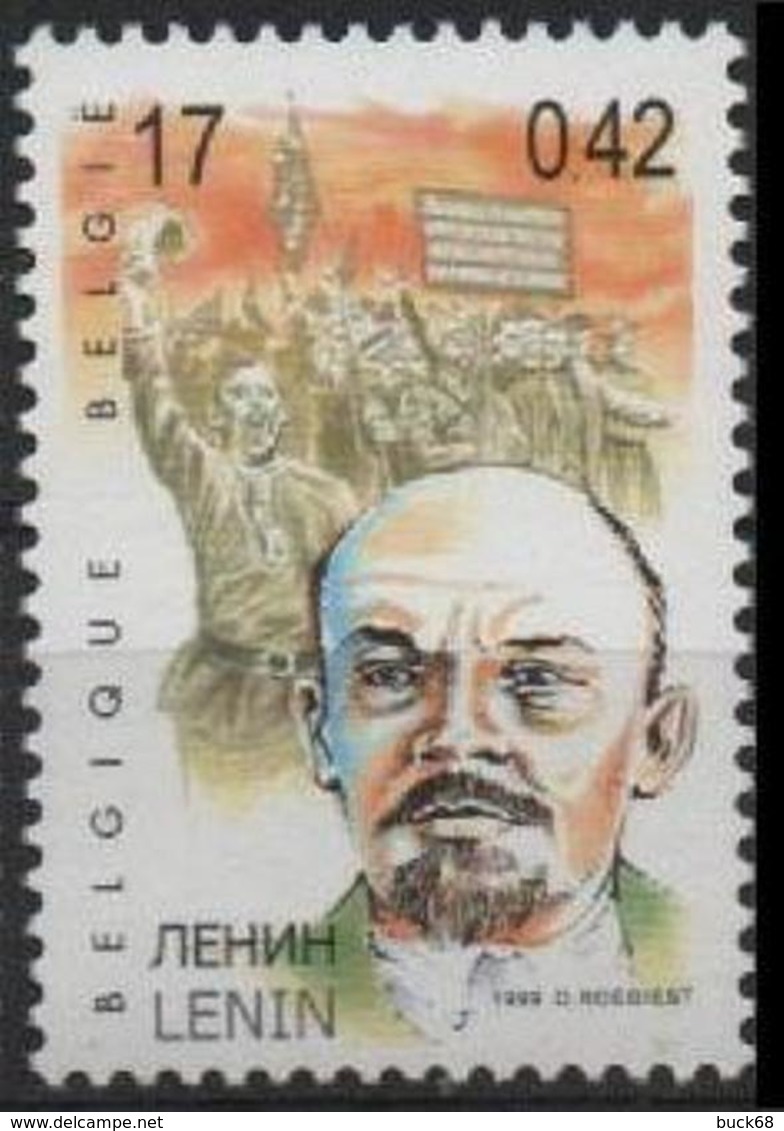 BELGIQUE 2861 (COB 2864) ** MNH Homme Politique Russe Vladimir Ilitch Oulianov LENIN LENINE Ленин - Unused Stamps