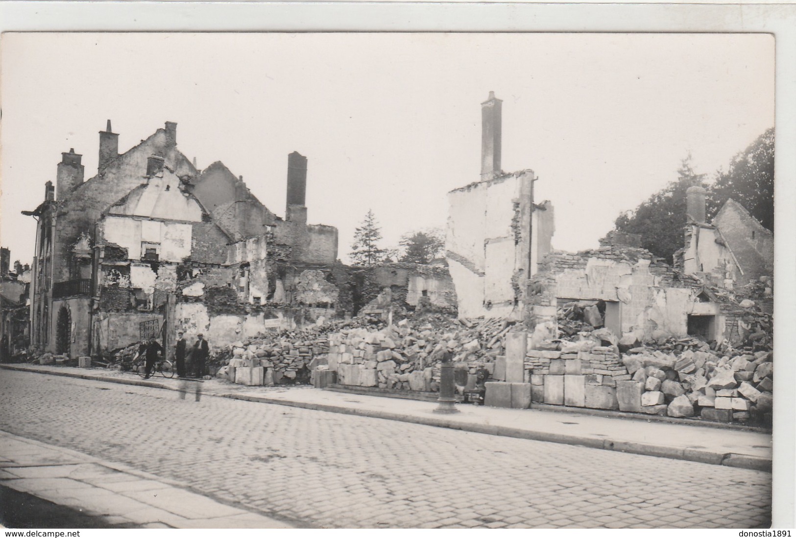 CHATILLON Sur SEINE-carte-photo(R. Magaud Gomméville) -Guerre 1939-1945 - Bombardements - Chatillon Sur Seine