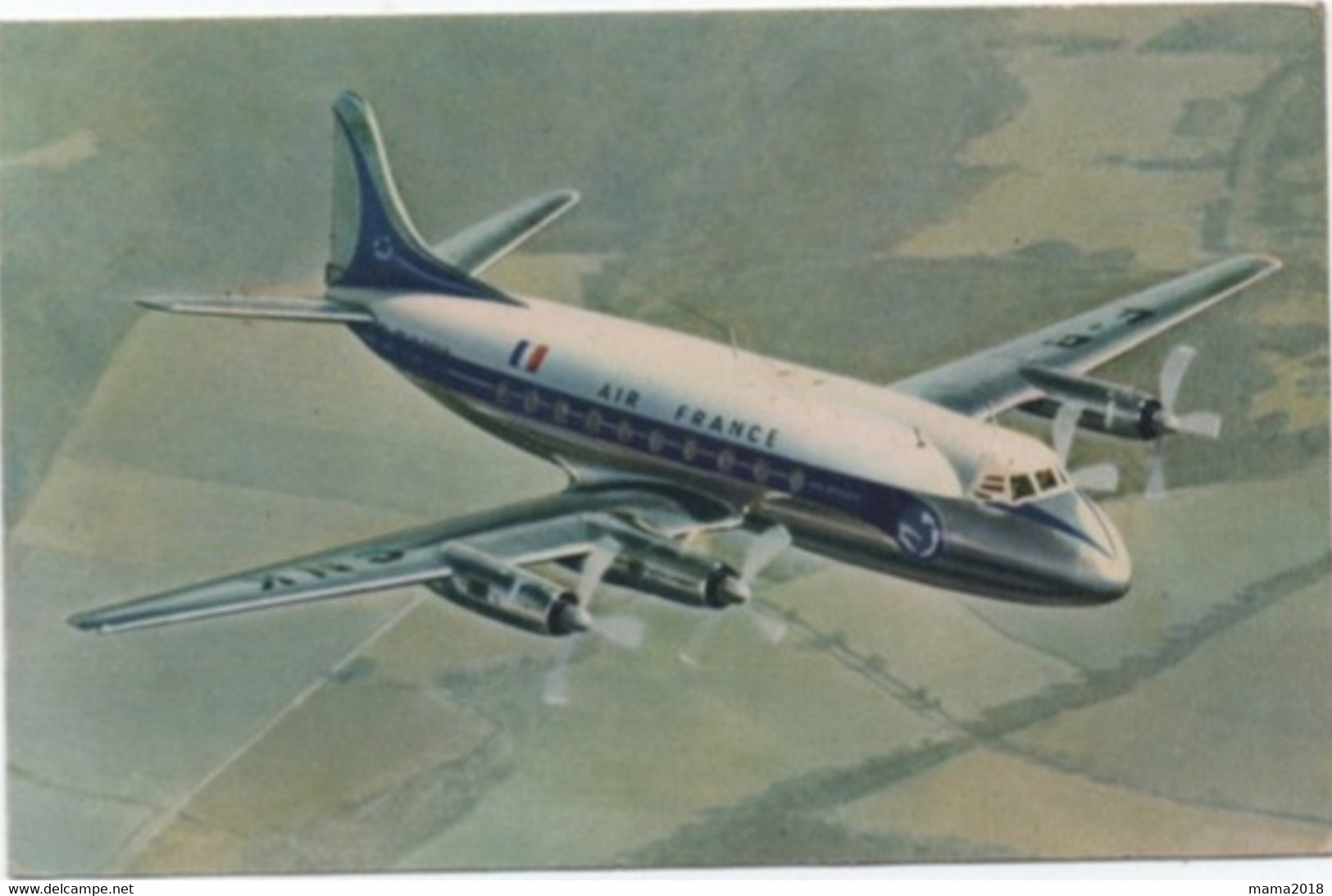 Air France    Vickers  Viscount - 1946-....: Ere Moderne