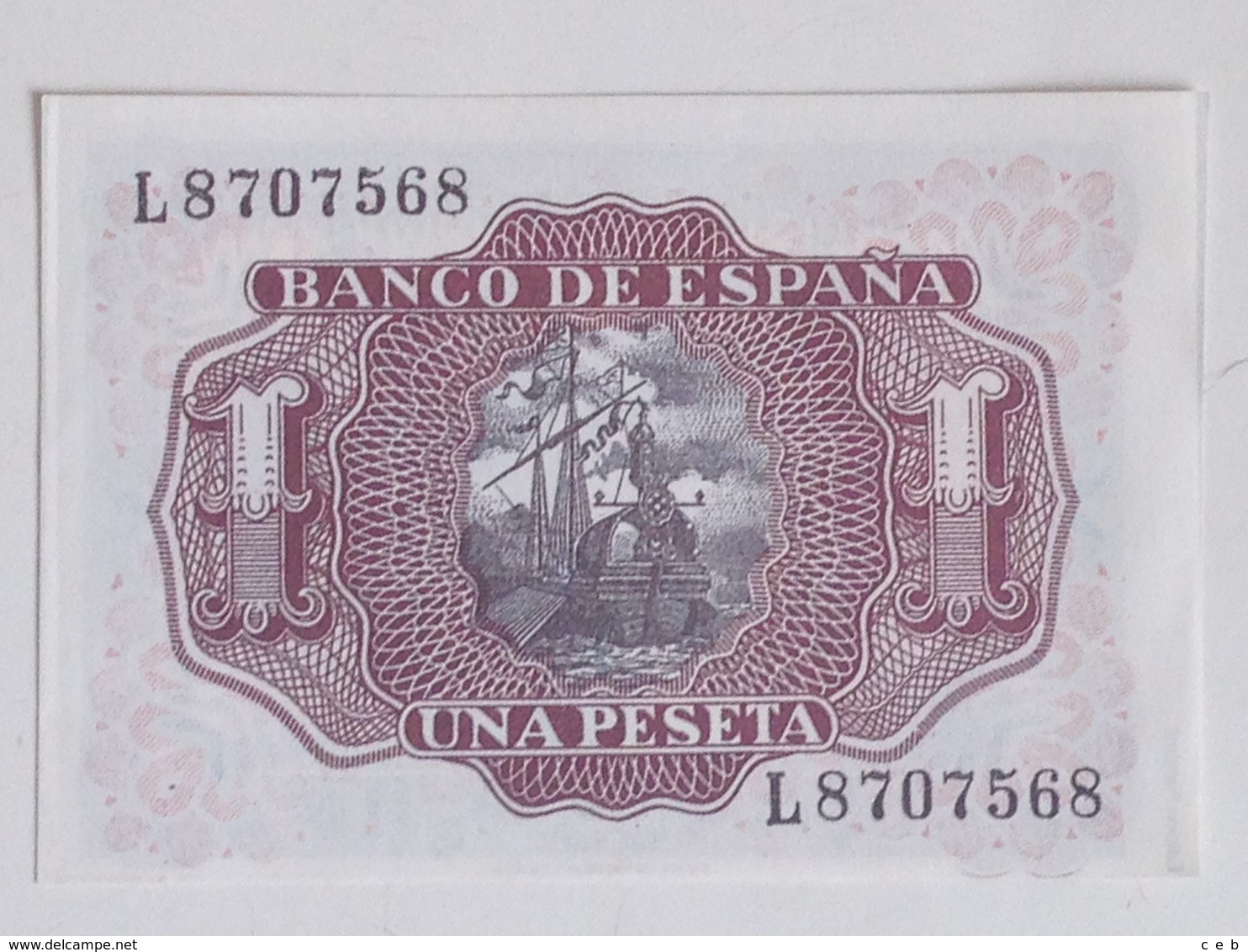 Billete 1 Peseta. 1951. Estado Español. Facsimil. Cervantes, El Quijote. Sin Circular - 1-2 Pesetas