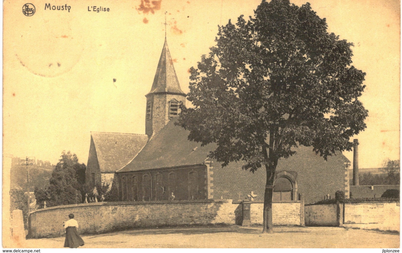 MOUSTY  L ' église  Tâche. - Ottignies-Louvain-la-Neuve