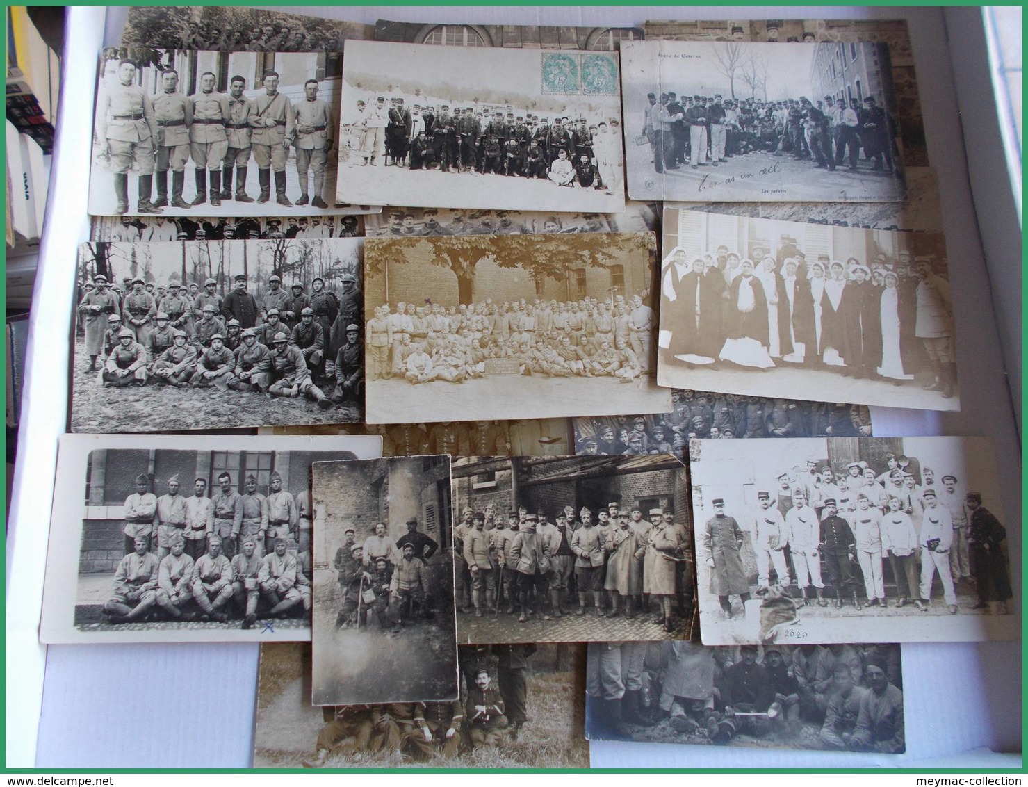 WWI GGI 1914 1918 LOT CPA Photo Militaria Militaires Régiment à Déterminer Ou Trouvé 121e Montluçon 71e 21e - Guerre 1914-18