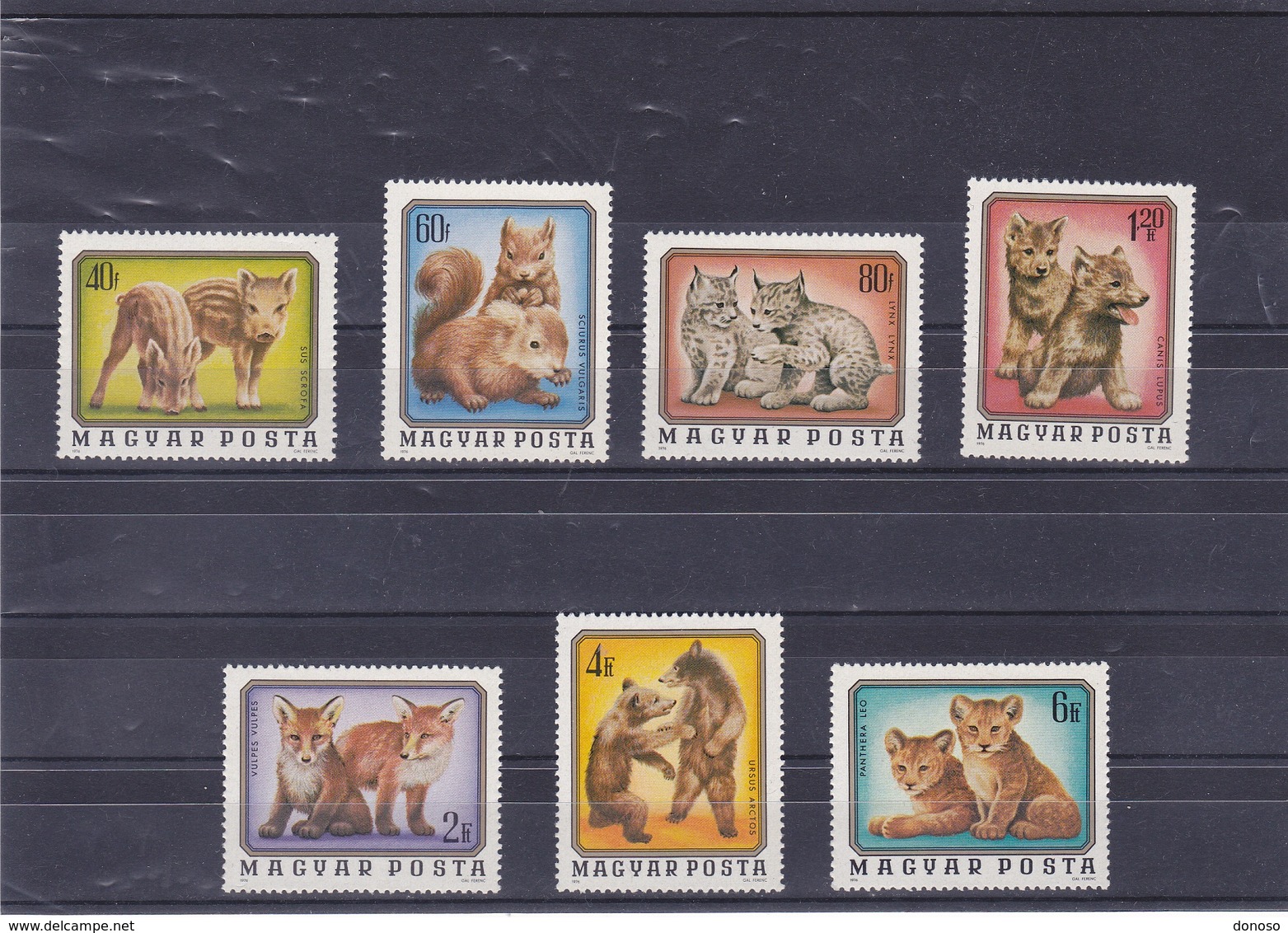 HONGRIE 1976 ANIMAUX Yvert 2480-2486 NEUF** MNH - Neufs