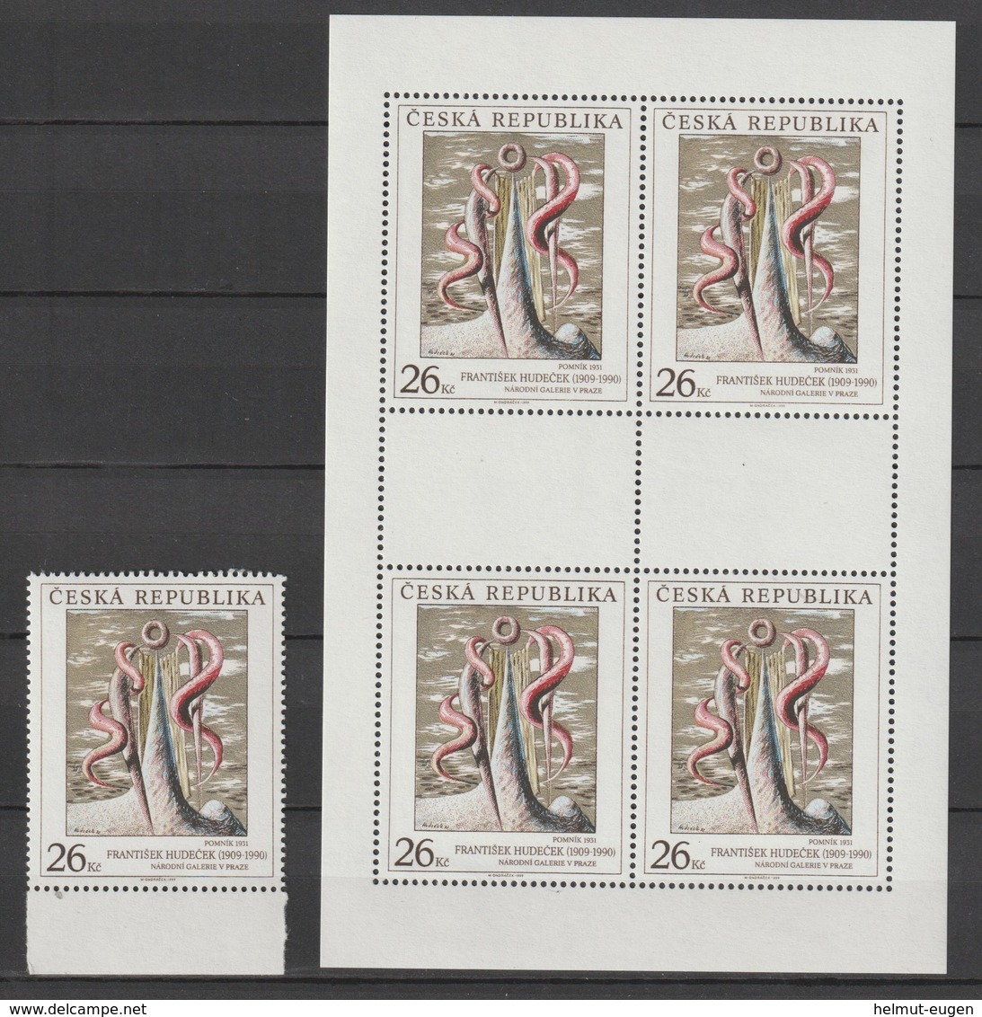 MiNr. 236 - 238 Tschechische Republik / 1999, 10. Nov. Gemälde Aus Der Nationalgalerie, Prag. - Unused Stamps