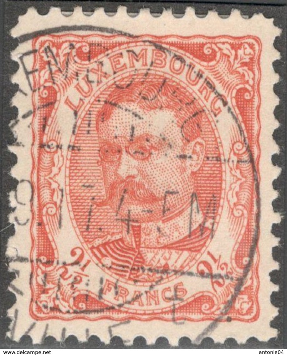 Luxemburg Yvert/Prifix 84 Oblit. TB Sans Défaut Cote EUR 100 (numéro Du Lot 331 FL) - 1906 William IV
