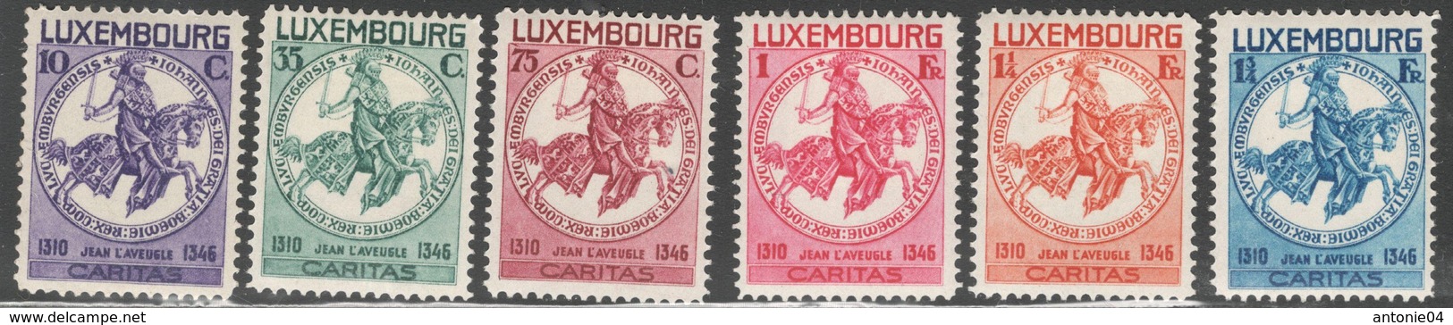 Luxemburg Yvert/Prifix 252/57 1e Charnière TB Sans Défaut Cote EUR 75 (numéro Du Lot 341 IL) - Neufs