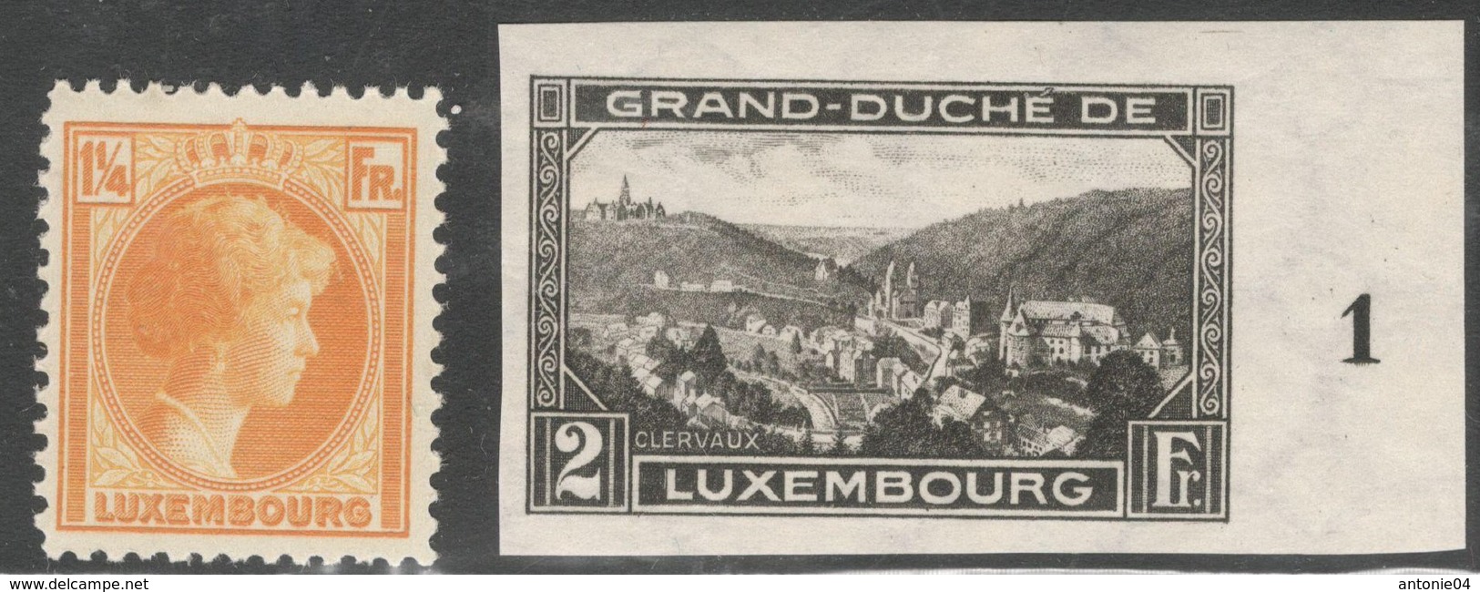 Luxemburg Yvert/Prifix 223 Et 274 TB Sans Charnière Cote EUR 85 (numéro Du Lot 342 IL) - Neufs