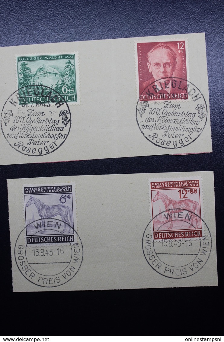 Austria Anschluss and Occupation related letters, cards, fragments and stamps, collection.