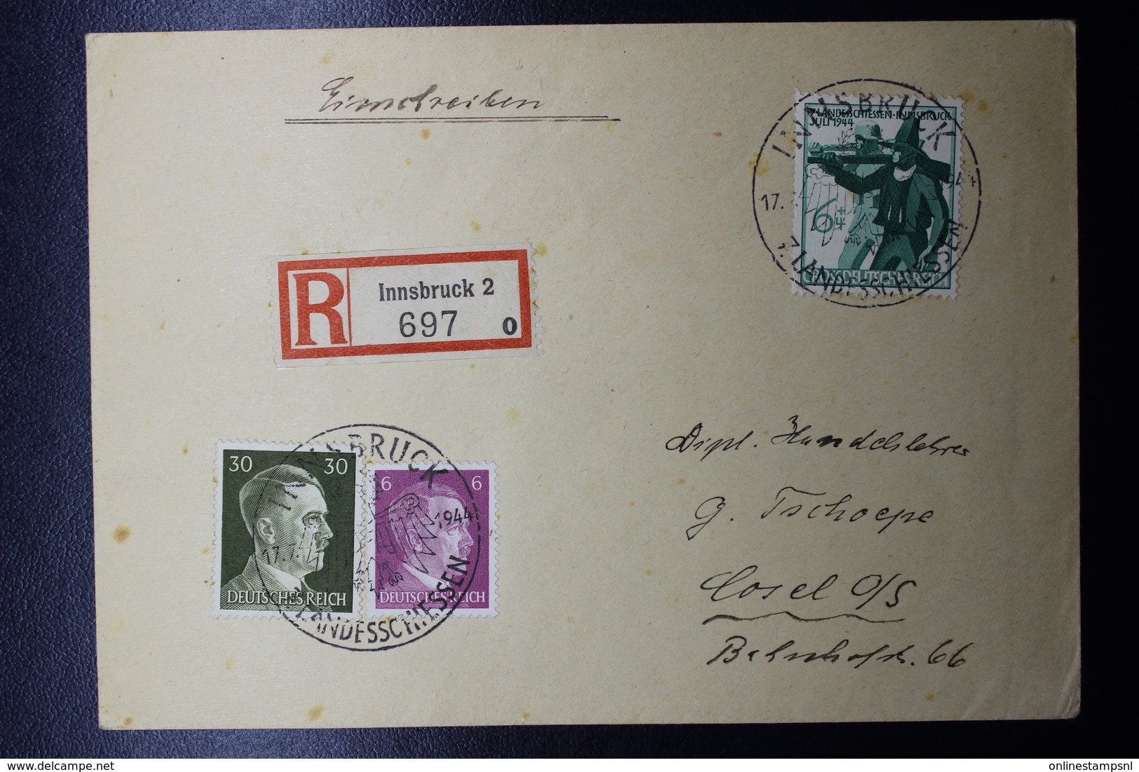 Austria Anschluss and Occupation related letters, cards, fragments and stamps, collection.