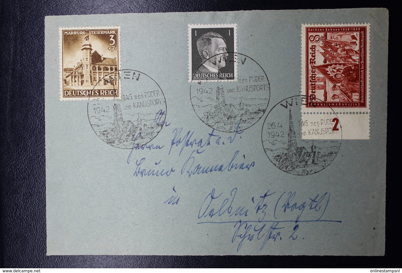 Austria Anschluss and Occupation related letters, cards, fragments and stamps, collection.