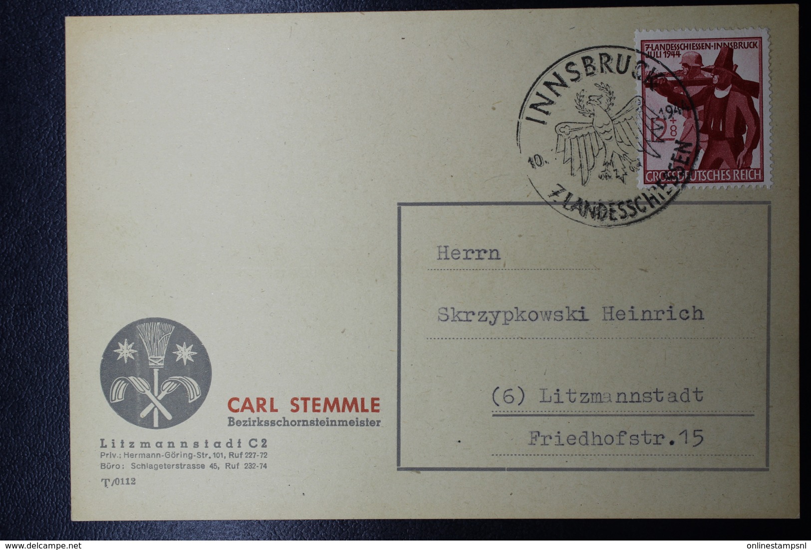 Austria Anschluss and Occupation related letters, cards, fragments and stamps, collection.