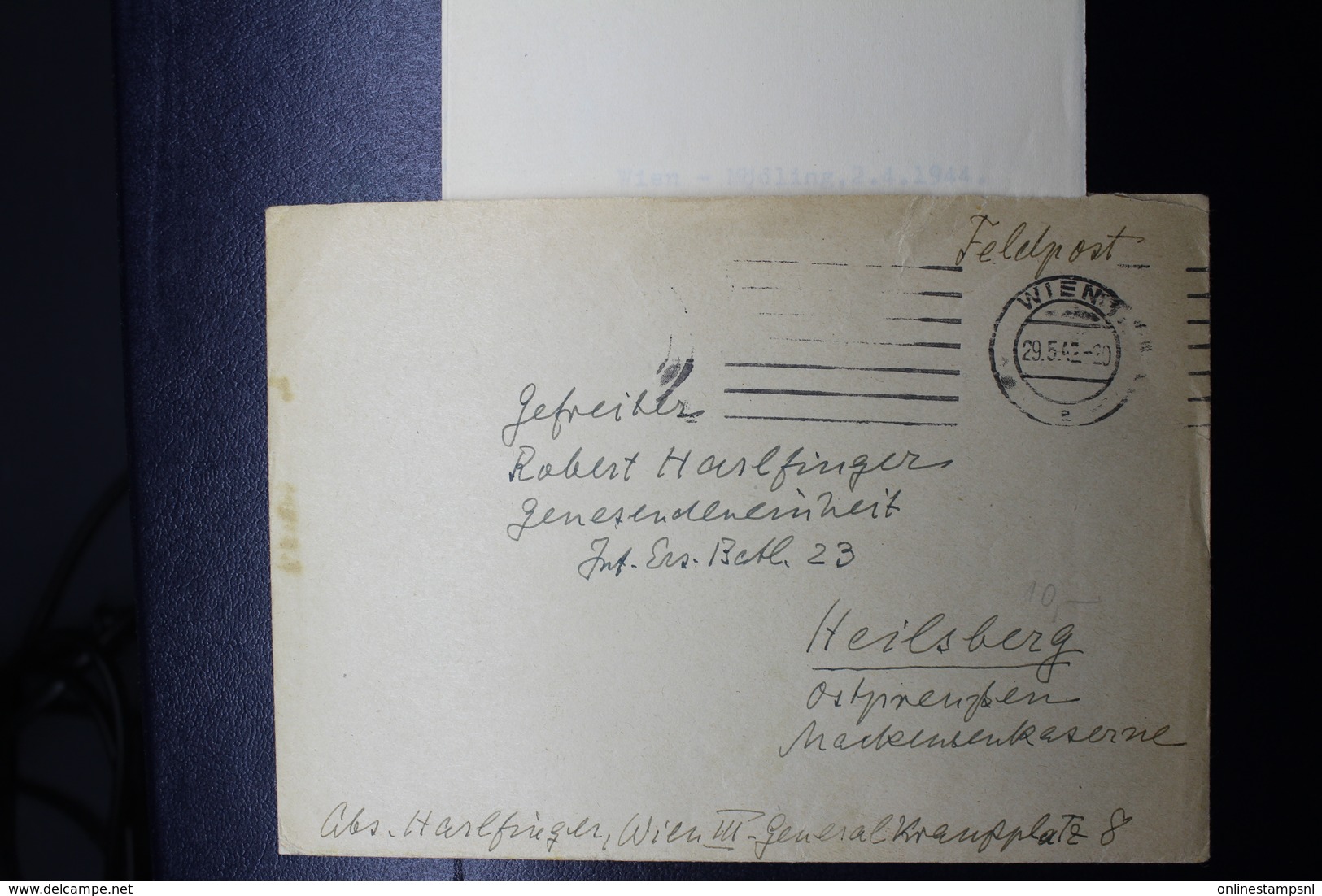 Austria Anschluss and Occupation related letters, cards, fragments and stamps, collection.