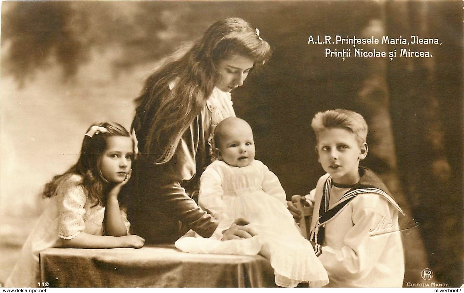 Roumanie - A.L.R. Printesele Maria Jlena - Printii Nicolae Si Mircea - Royal Families