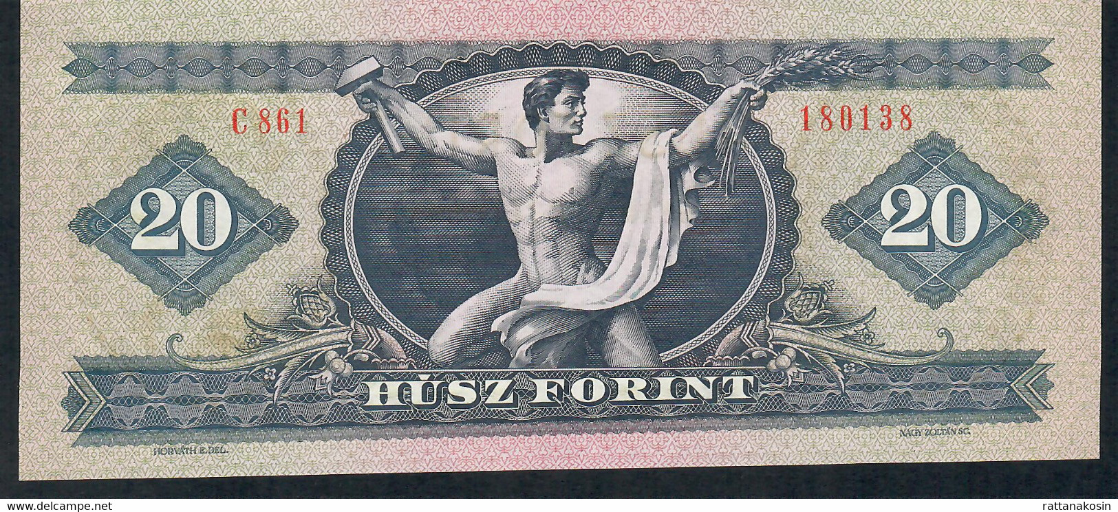 HONGRIE  P169f   20   FORINT   1975   UNC. - Hongrie