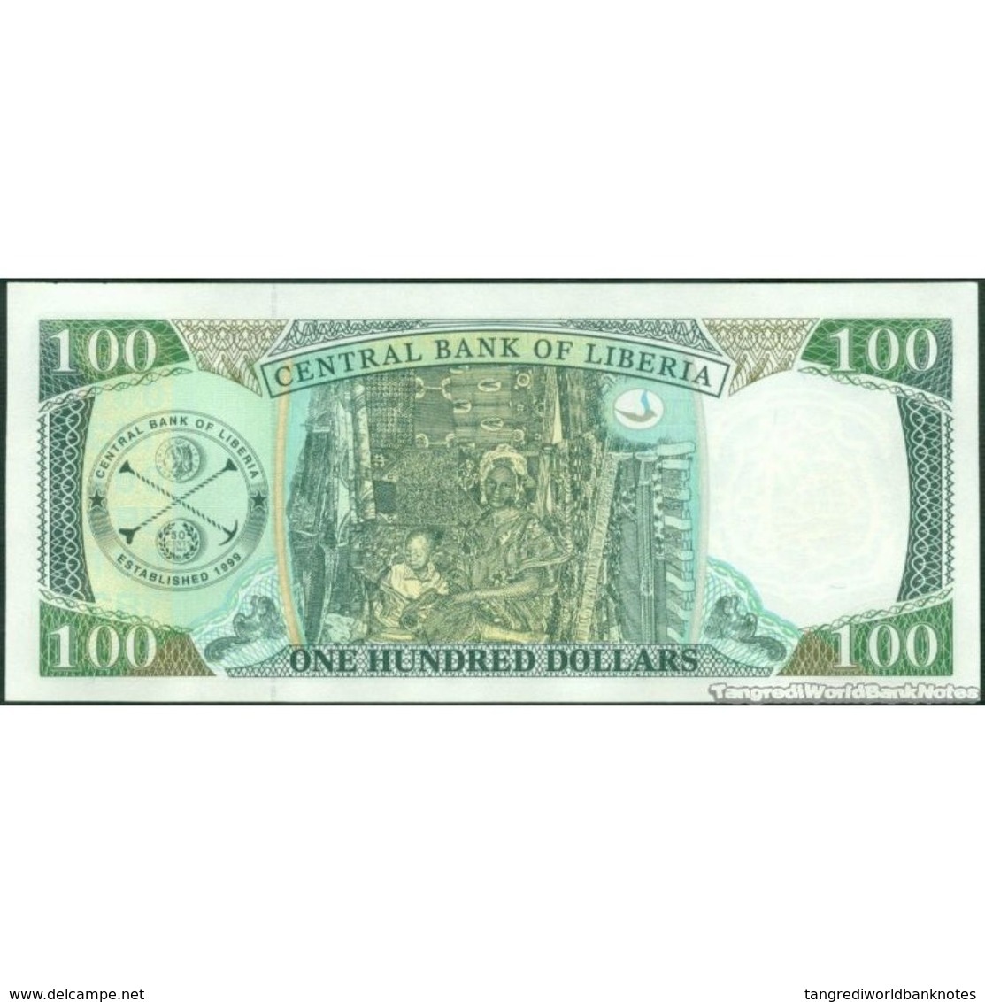 TWN - LIBERIA 30g - 100 Dollars 2011 Prefix ED UNC - Liberia