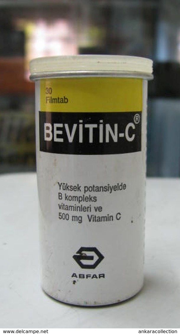 AC - BEVITIN - C ABFAR EMPTY MEDICINE VINTAGE ALUMINUM BOX 1999 - Matériel Médical & Dentaire