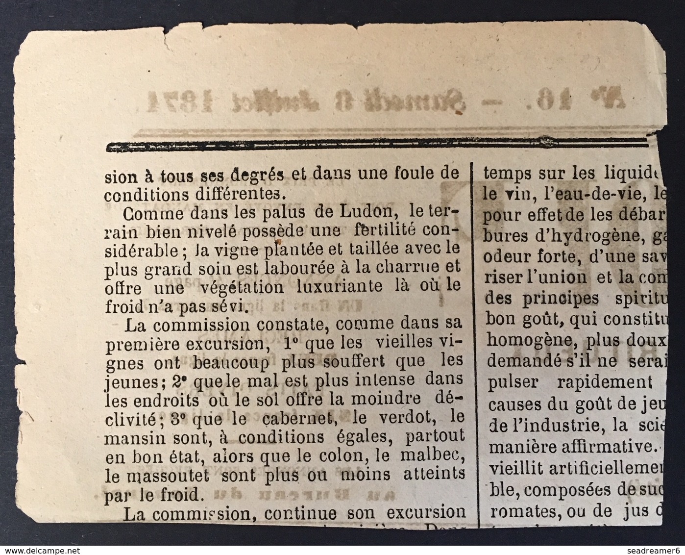 Empire Lauré 1861 Sur Fragment De Journal N°27a 4c Gris Jaunatre Obl Typographique Des Journaux Superbe ! - 1863-1870 Napoléon III Lauré