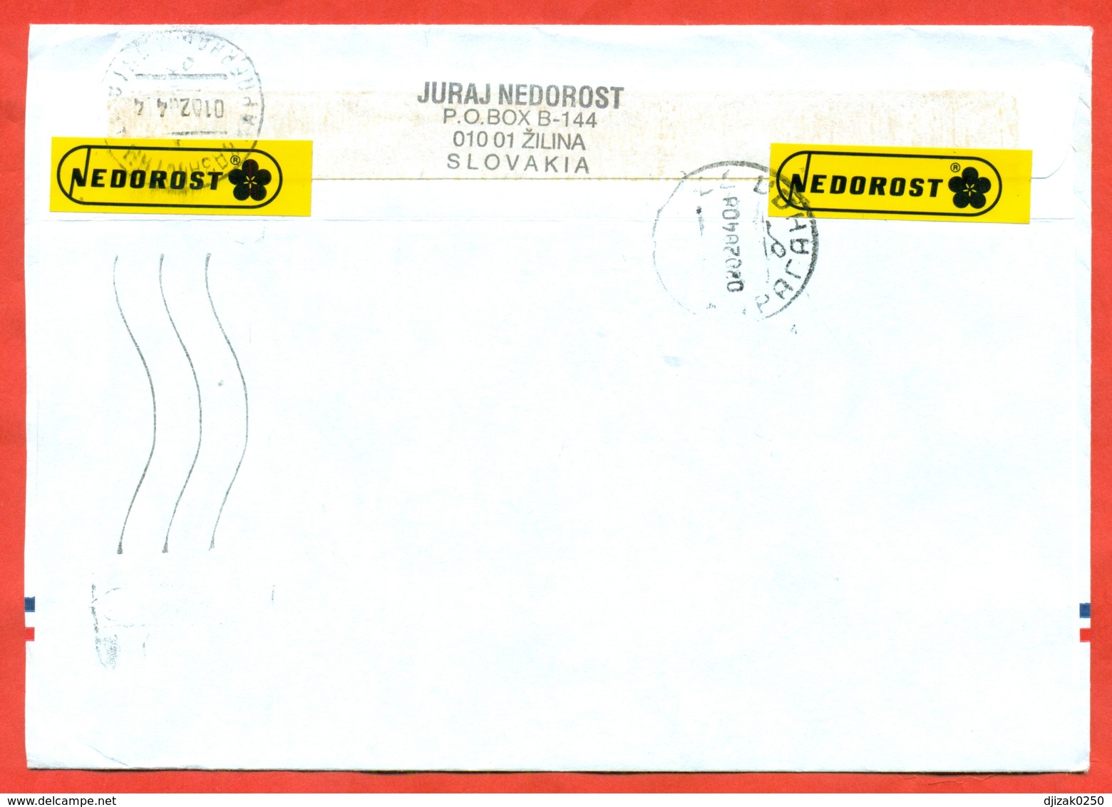 Slovakia 2002. Romanesque Architecture. Envelope Passed The Mail. Airmail. - Covers & Documents