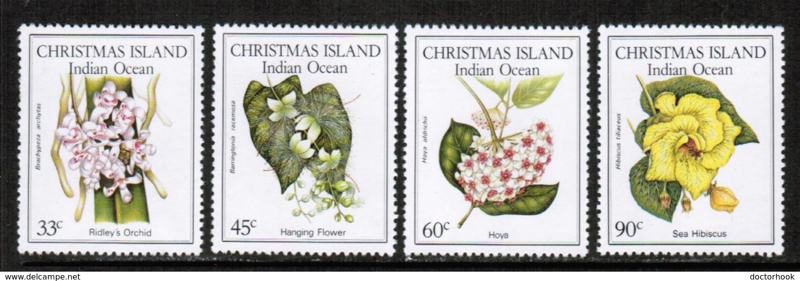 CHRISTMAS ISLAND  Scott # 183-6** VF MINT NH (Stamp Scan # 420) - Christmas Island