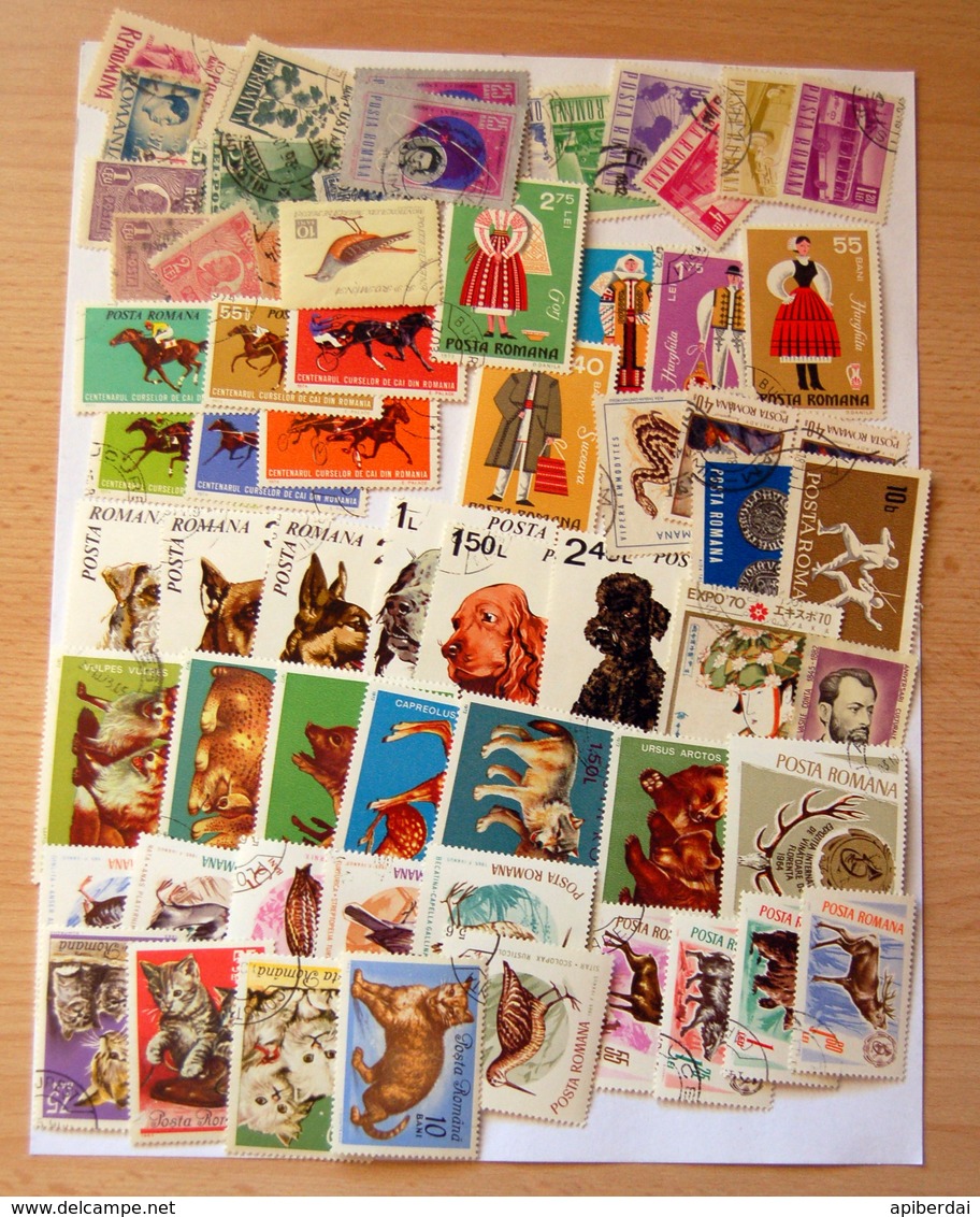 Roumanie Roumania - Small Batch Of 140 Stamps Used - Some Complete Series - Lots & Kiloware (mixtures) - Max. 999 Stamps