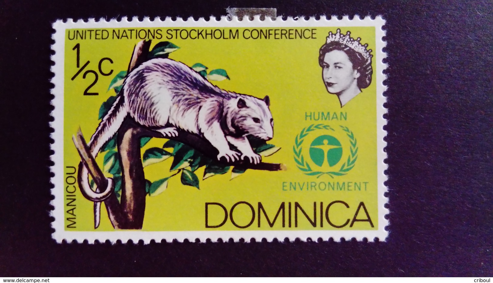 Dominique Dominica 1972 Animal Yvert 331 * MH - Dominica (...-1978)