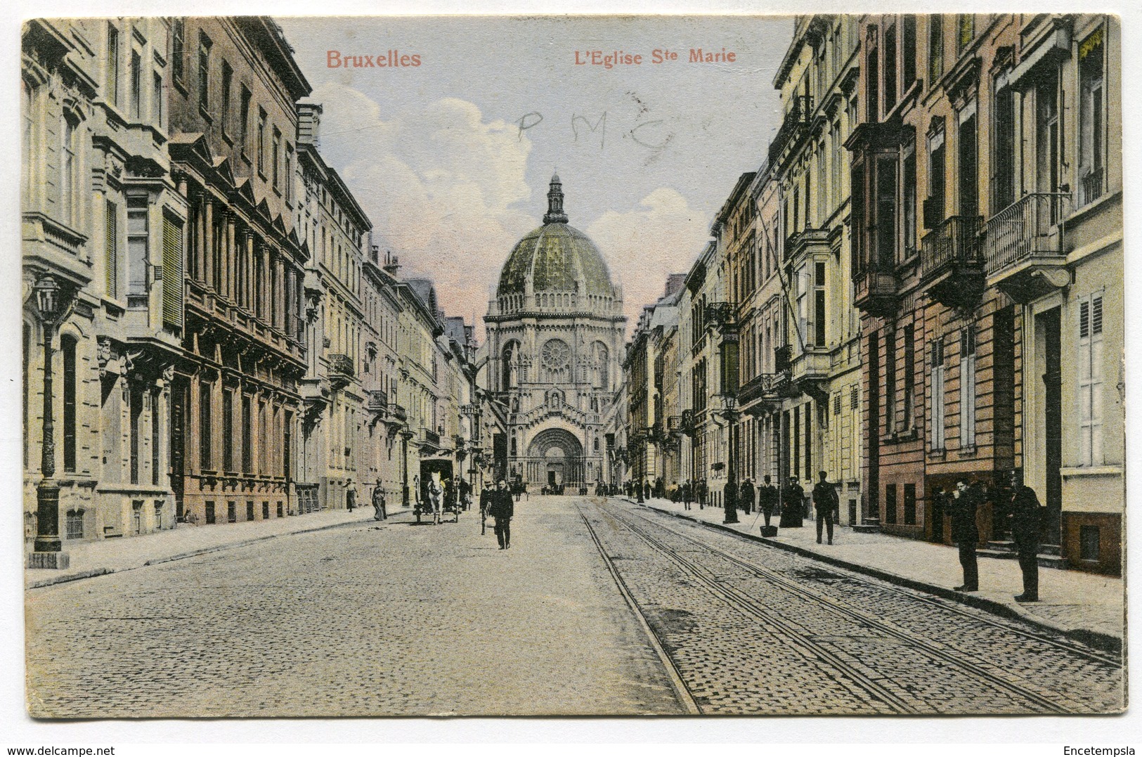 CPA - Carte Postale - Belgique - Bruxelles - Eglise Sainte Marie - 1909  (SV5947) - Monumenten, Gebouwen