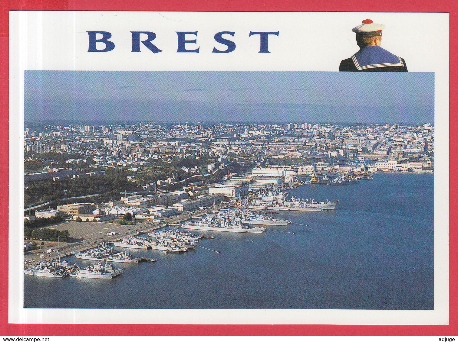CPM-29- BREST - L'ARSENAL - Vue Aérienne - SUP ** 2 SCANS** - Brest