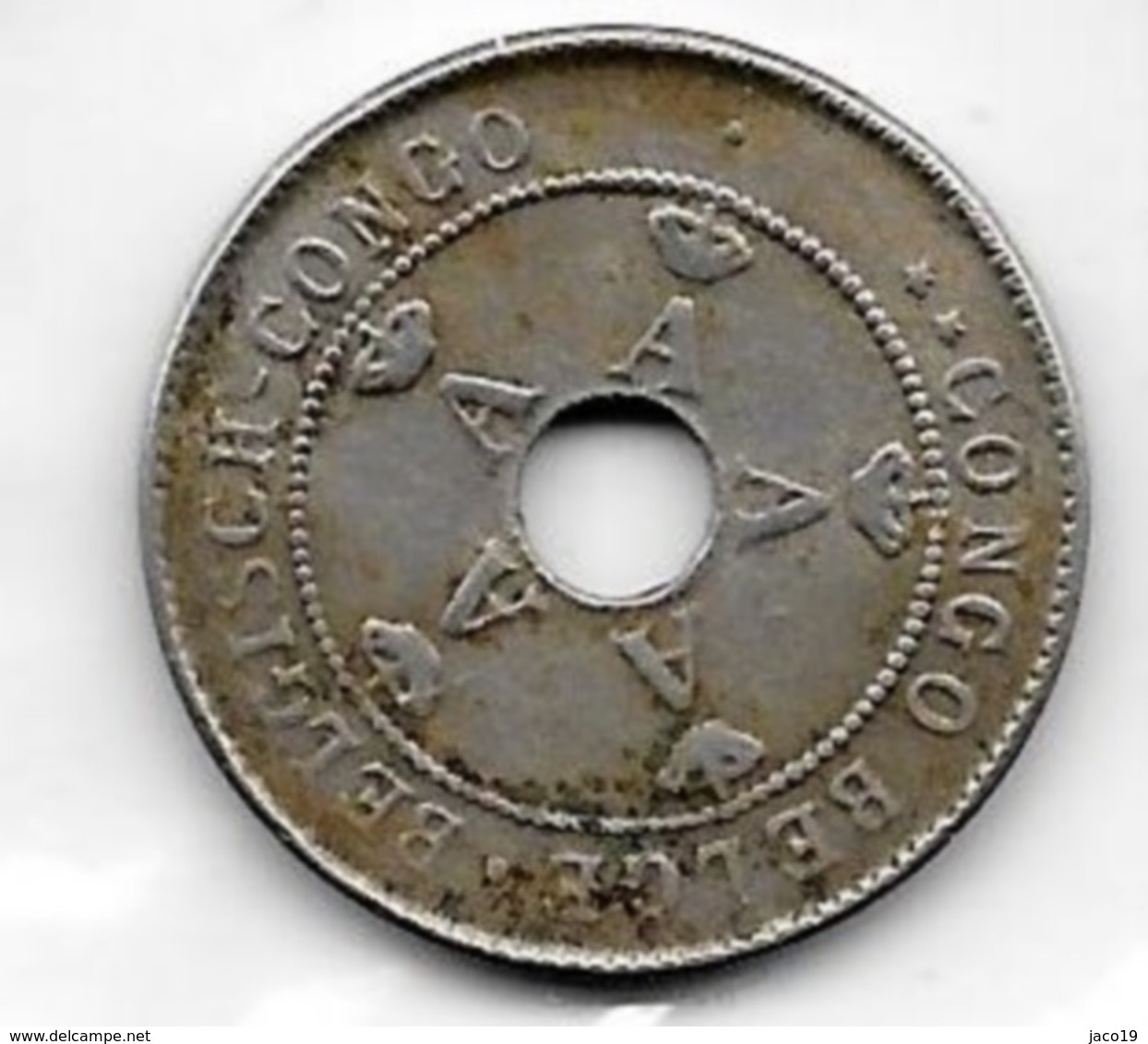 10 Centimes Congo-Belge 1911 - 1910-1934: Albert I