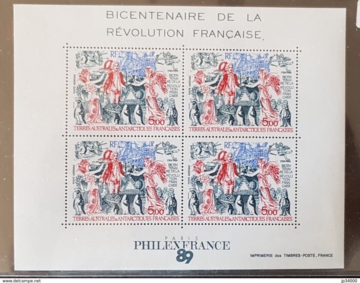 TAAF Bicentenaire Révolution Française. Yvert BF 1. ** MNH - Revolución Francesa