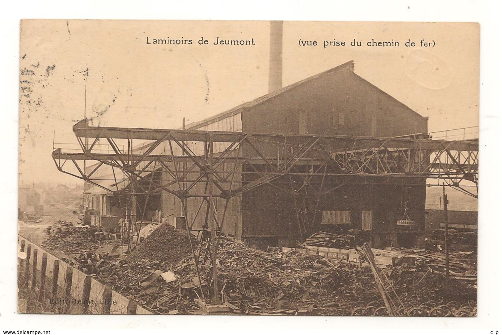 Jeumont - Laminoirs - Vue Prise Du Chemin De Fer -  CPA ° - Jeumont