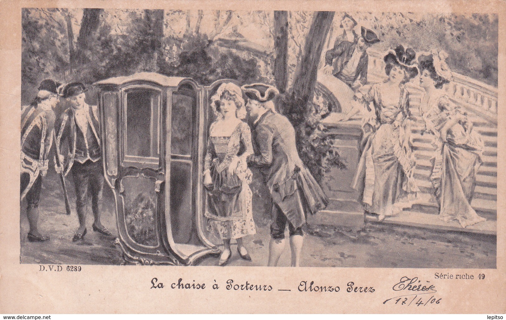 FANTAISIES ACP DVD 1904 écrites   "beau Lot De  12 Cartes "  Voir Scans - Collections & Lots