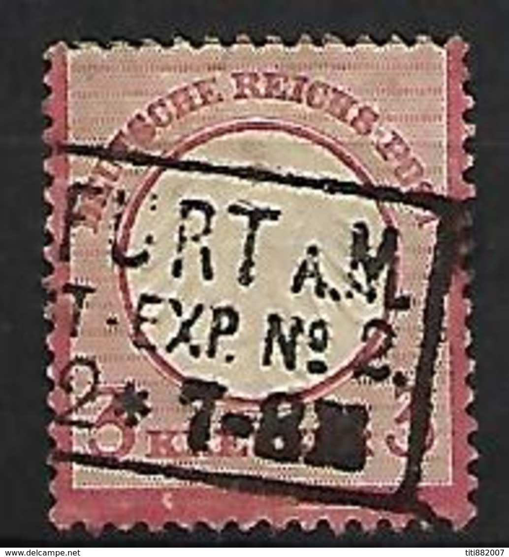 ALLEMAGNE    -     1872  .  Y&T N° 9 Oblitéré.   Cote 18 Euros - Usati